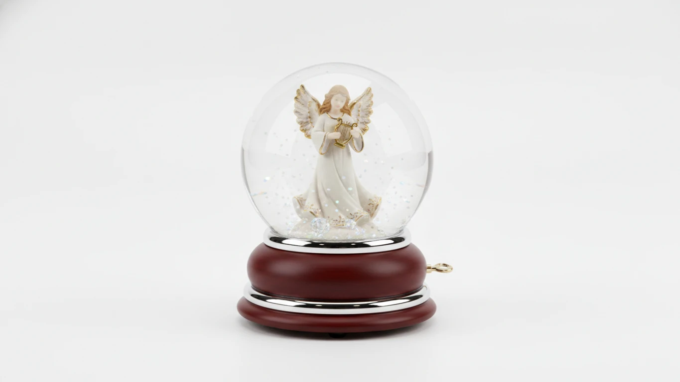 Musical Guardian Angel Keepsake Globe