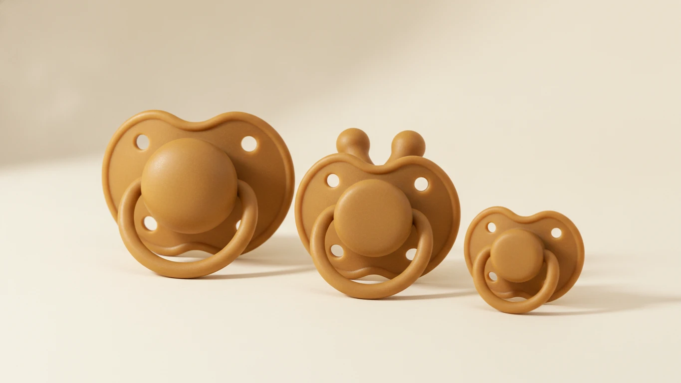 Natural Rubber Pacifier Set