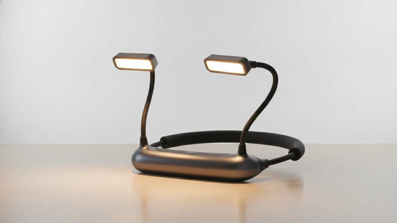 Neck-Worn Hands-Free Reading Light