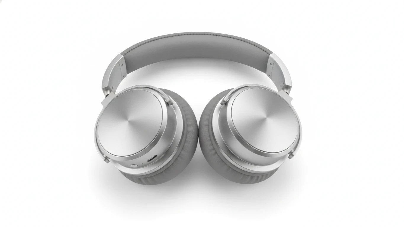 Noise-Canceling Headphones in Luxe Silver