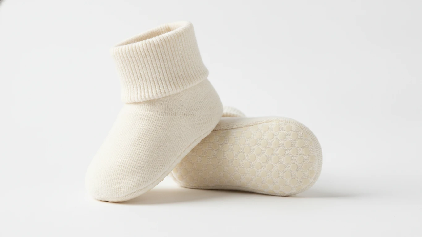 Non-Slip Cotton Stay-On Booties