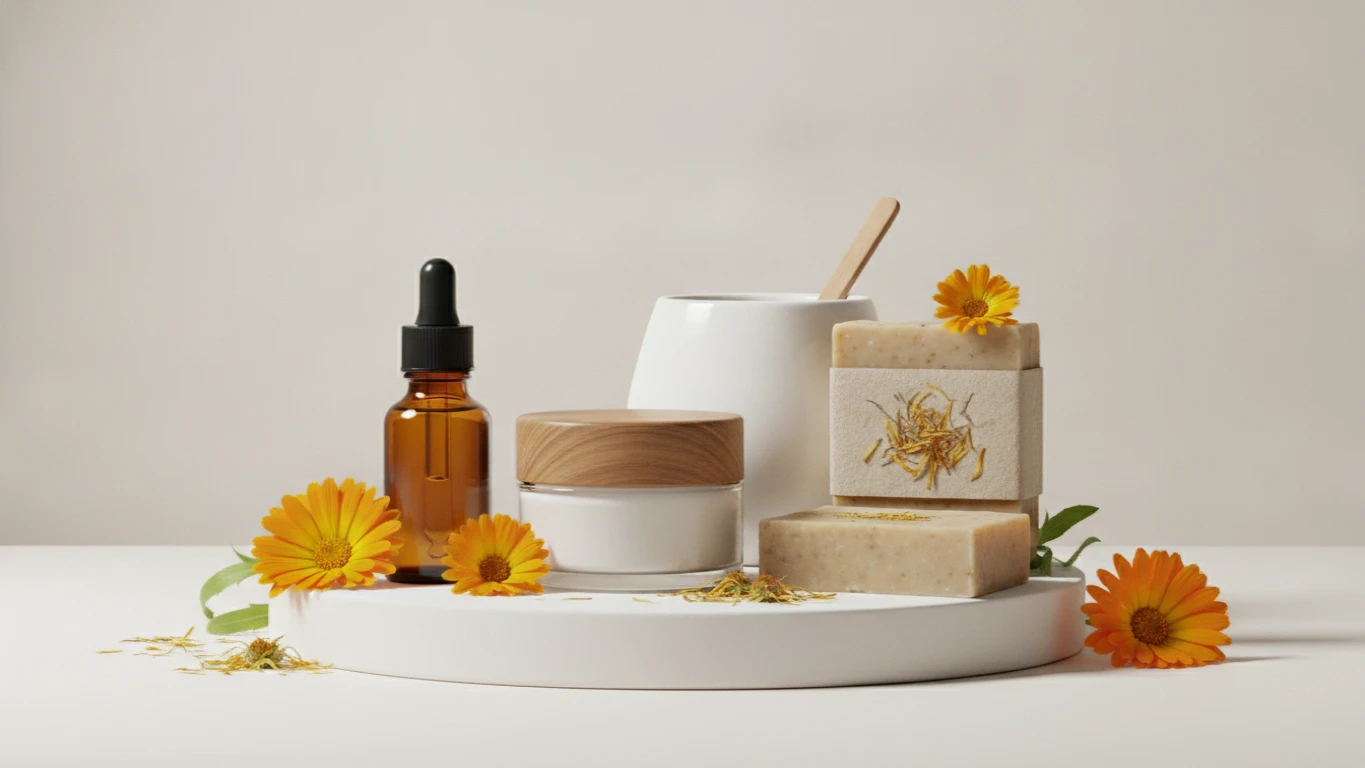 Organic Calendula Skincare Gift Set