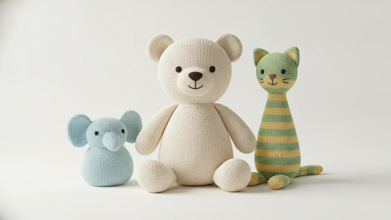 Organic Cotton Hand-Knit Plush