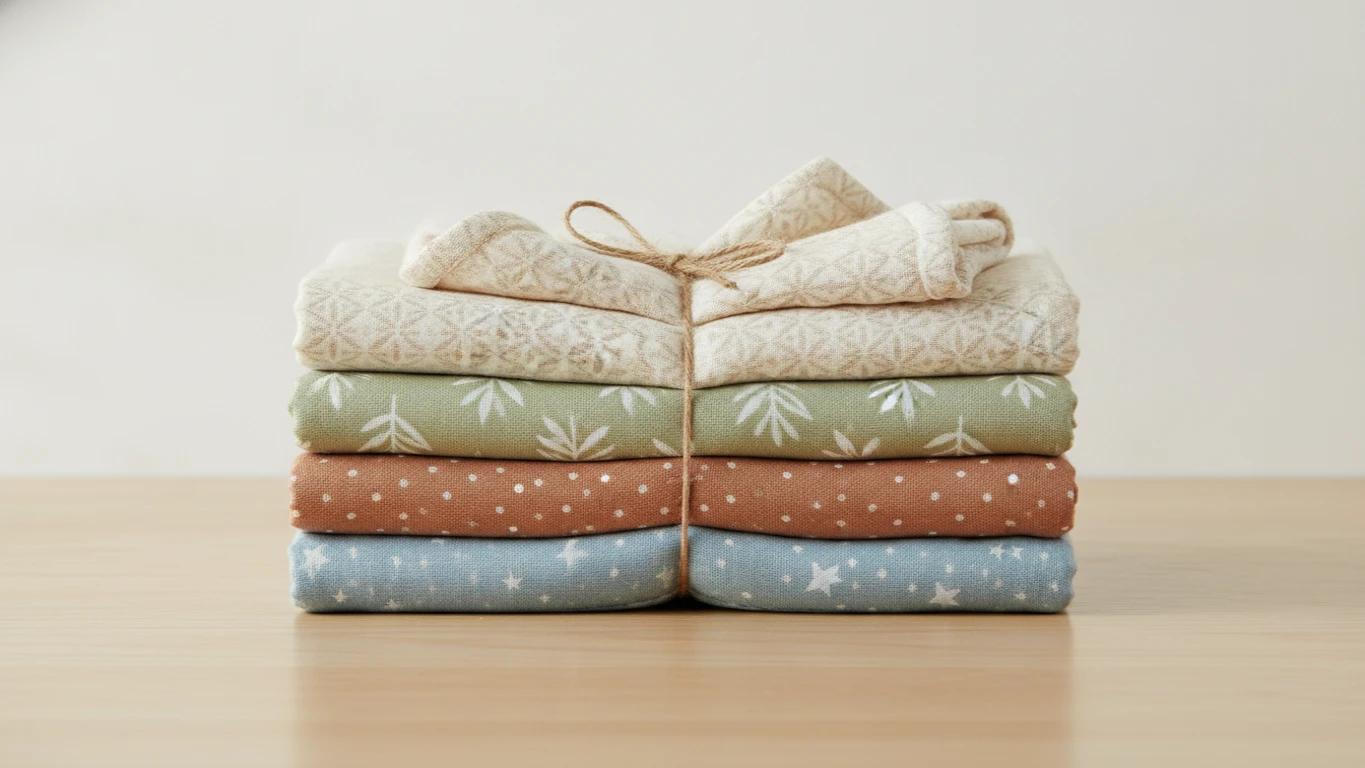 Organic Cotton Muslin Swaddle 4-Pack