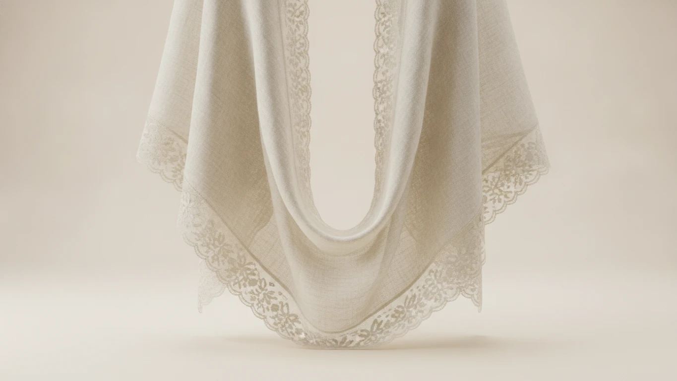 Organic Linen Chapel Veil