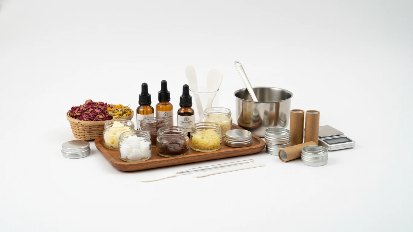 Organic Lip Balm Crafting Set