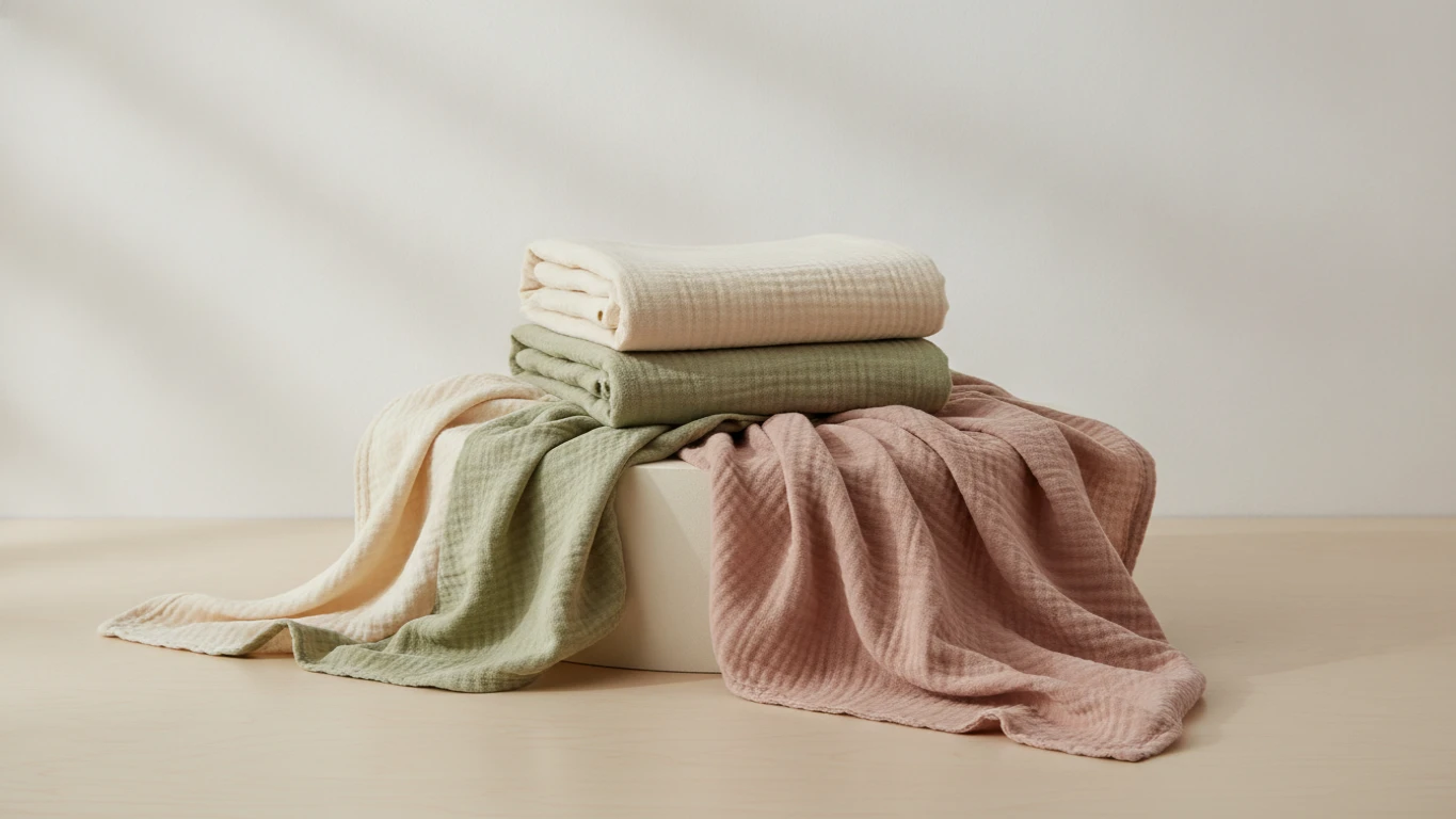 Organic Muslin Swaddle Blanket Set