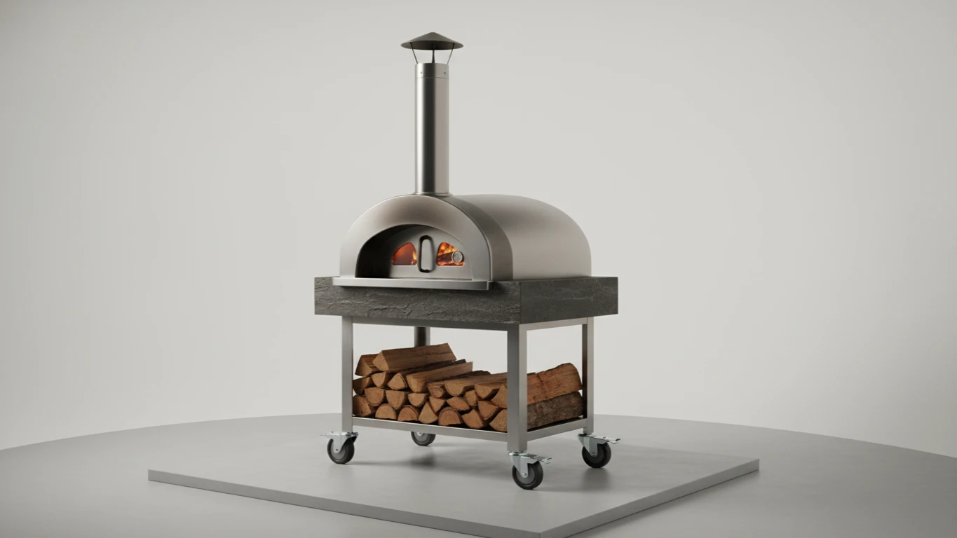 Outdoor Wood-Fired Artisan Pizza Oven