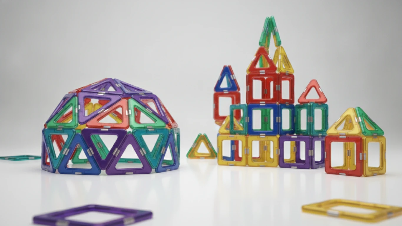 Oversized Magnetic Building Tiles