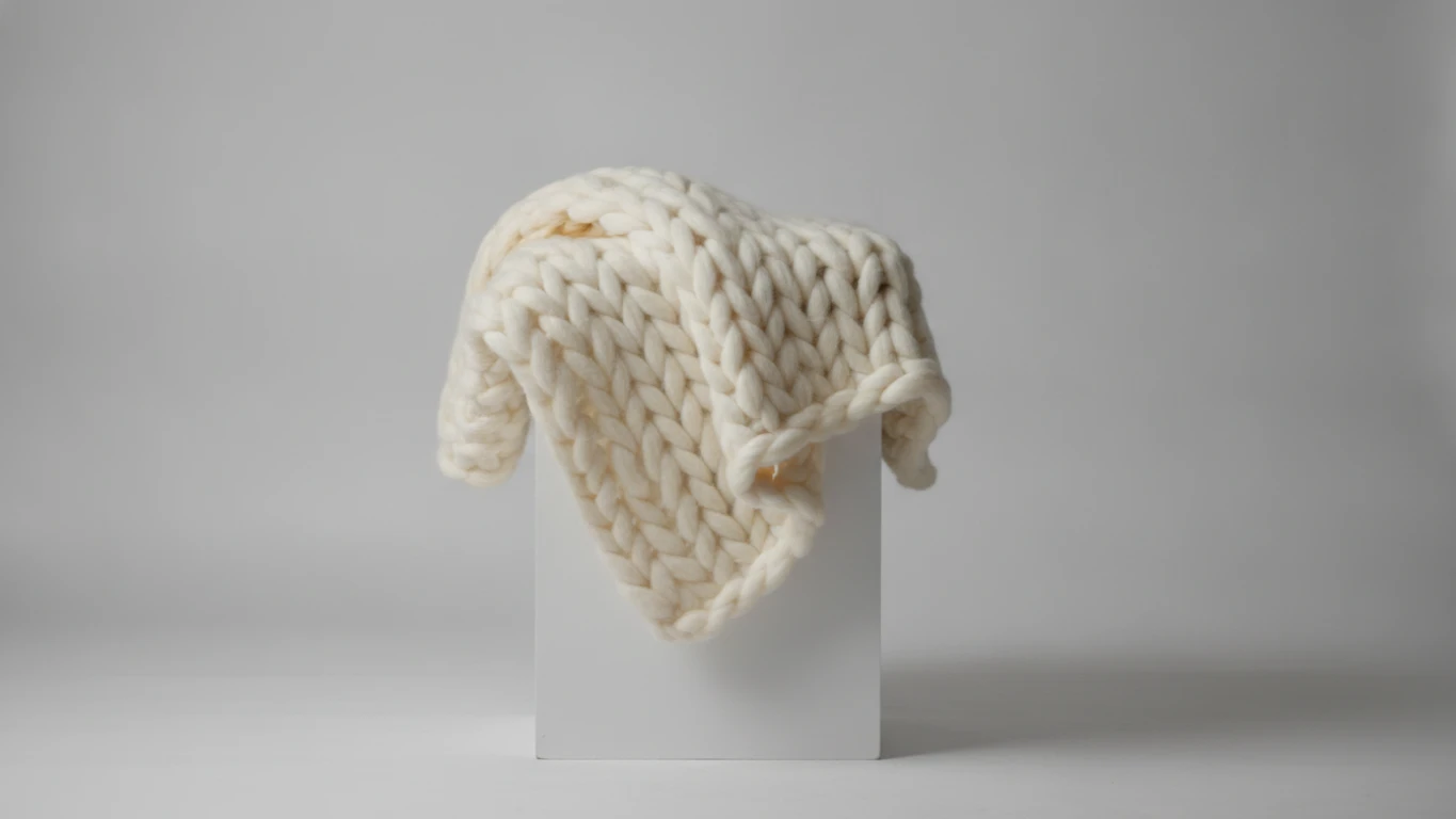 Oversized Merino Wool Throw Blanket