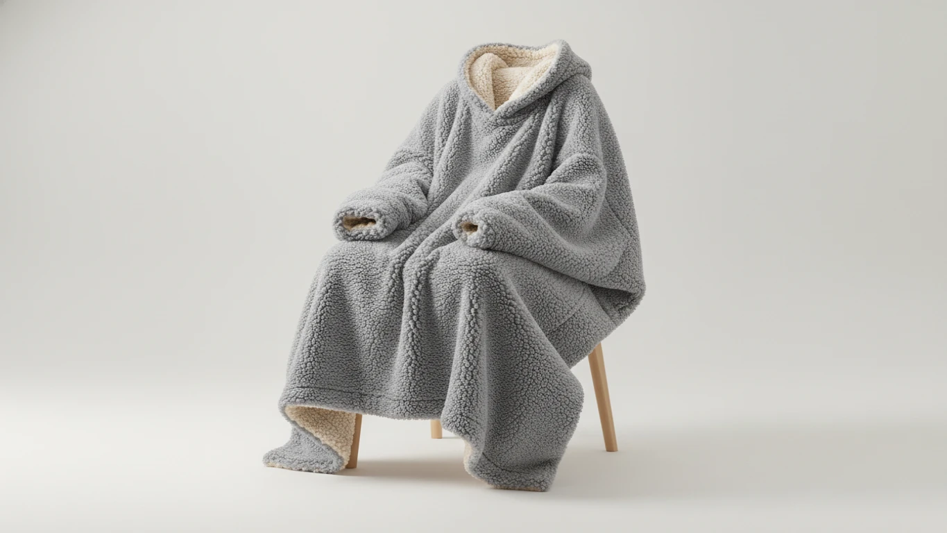 Oversized Sherpa Wearable Blanket