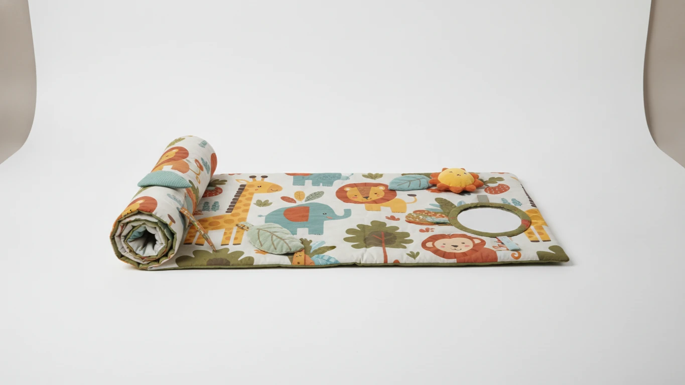 Padded Tummy Time Discovery Mat