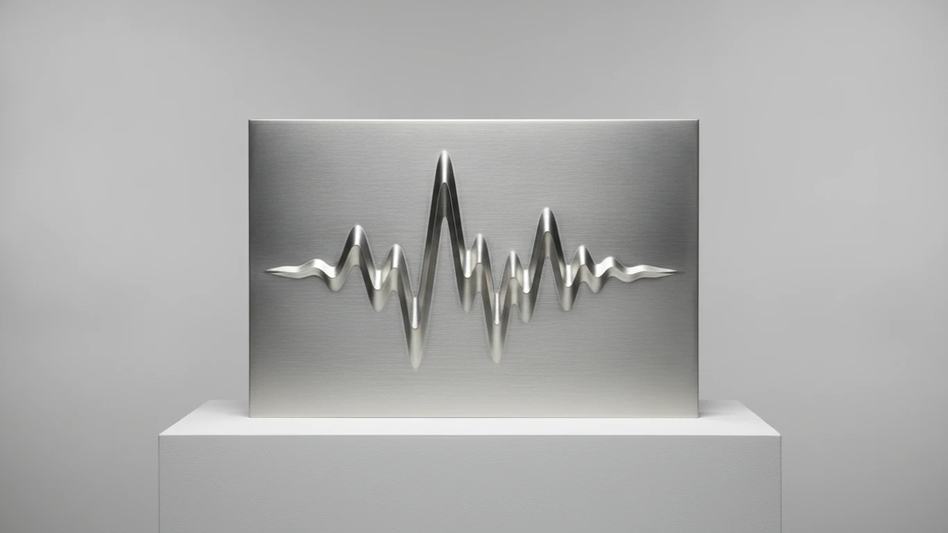 Personalized Aluminum Soundwave Art