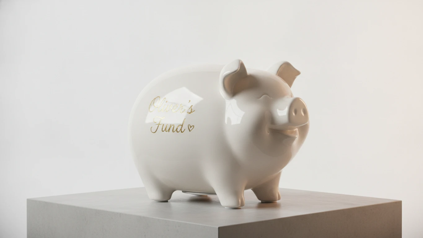 Personalized Ceramic Piggy Bank
