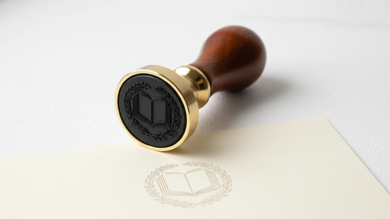 Personalized Embossed Personal Library Stamp