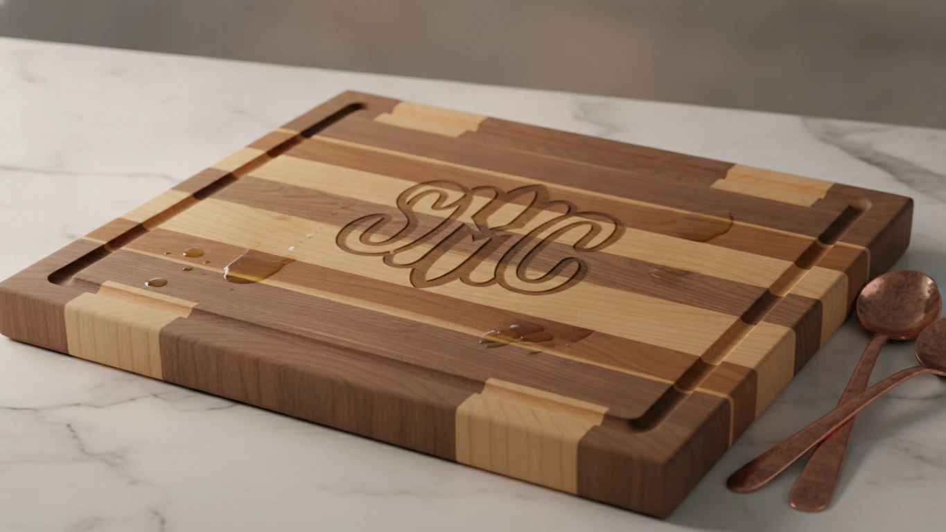 Personalized Hardwood Cutting Board