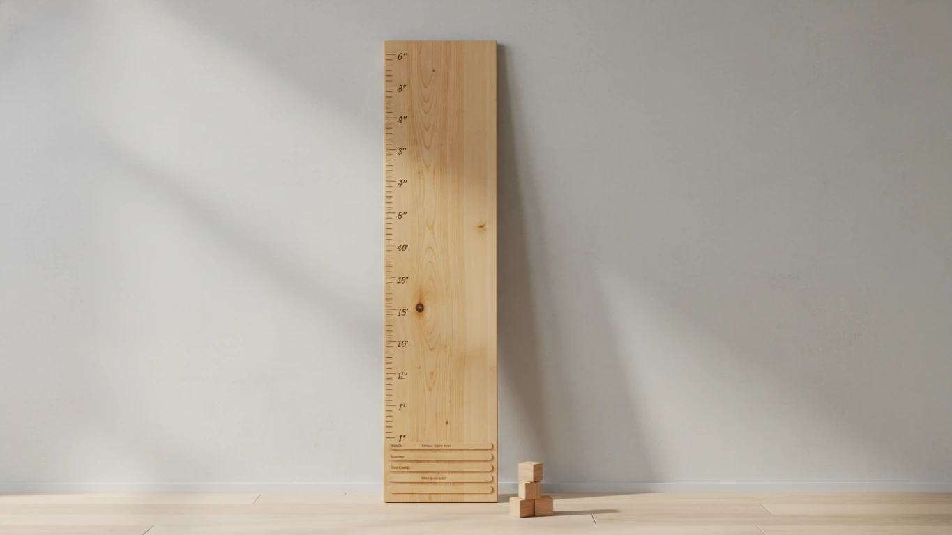 Personalized Hardwood Growth Chart