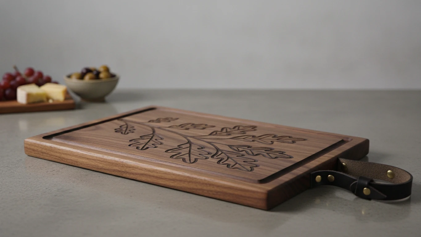Personalized Hardwood Serving Board