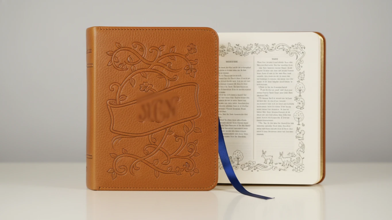 Personalized Leather-Bound Children's Bible