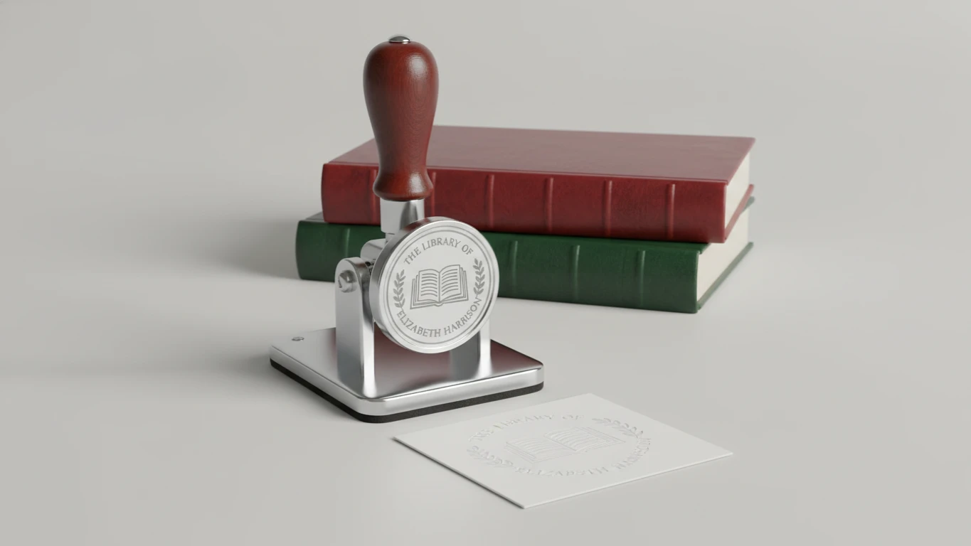 Personalized Library Book Embosser