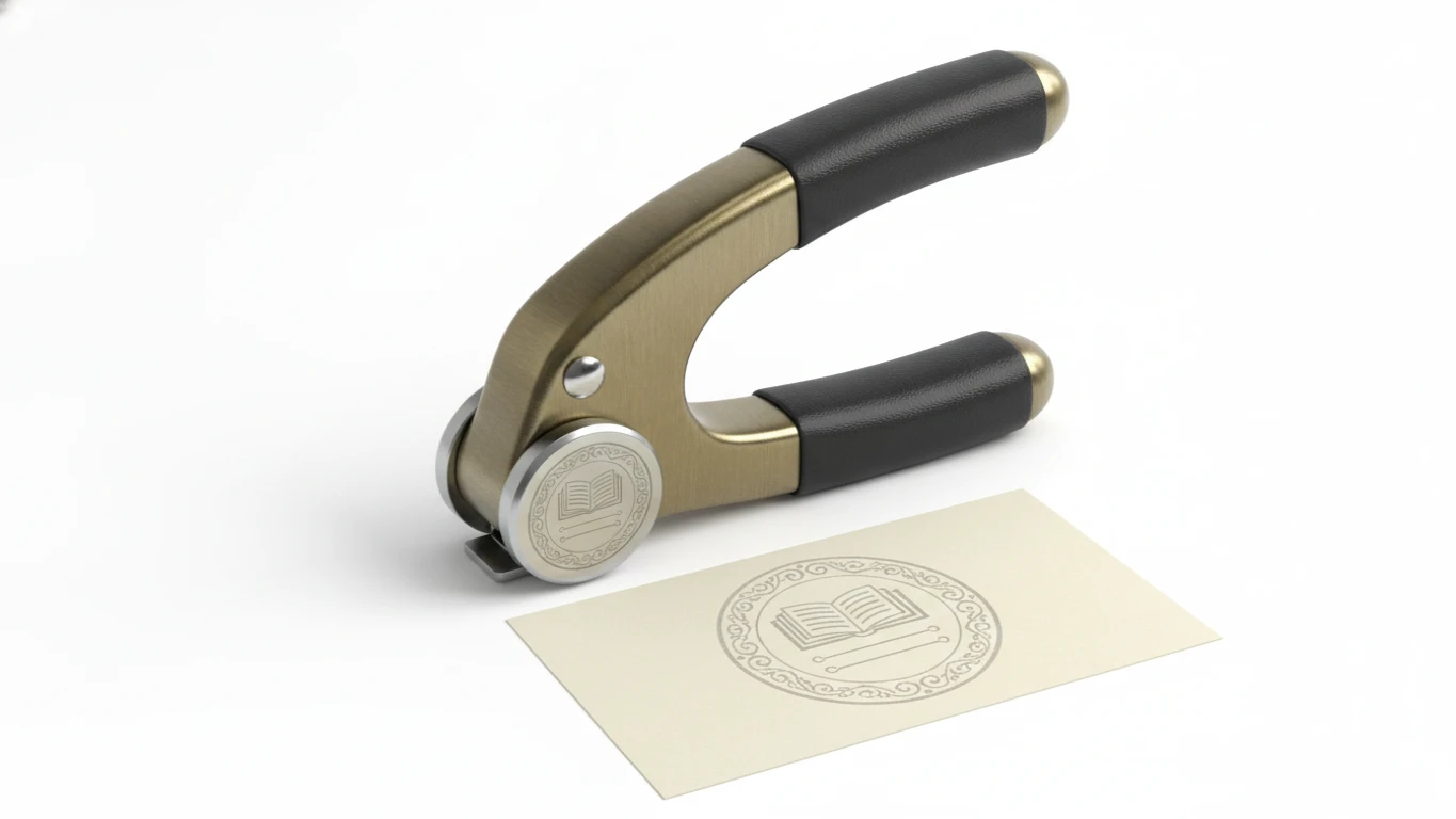 Personalized Library Embosser Stamp