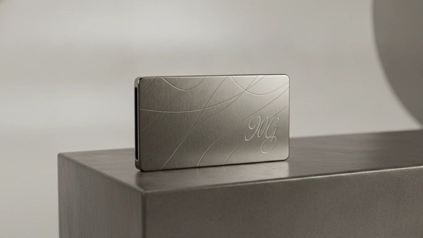 Personalized Metal Wallet Insert