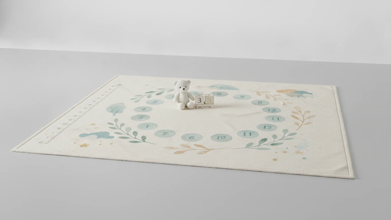 Personalized Milestone Fleece Blanket