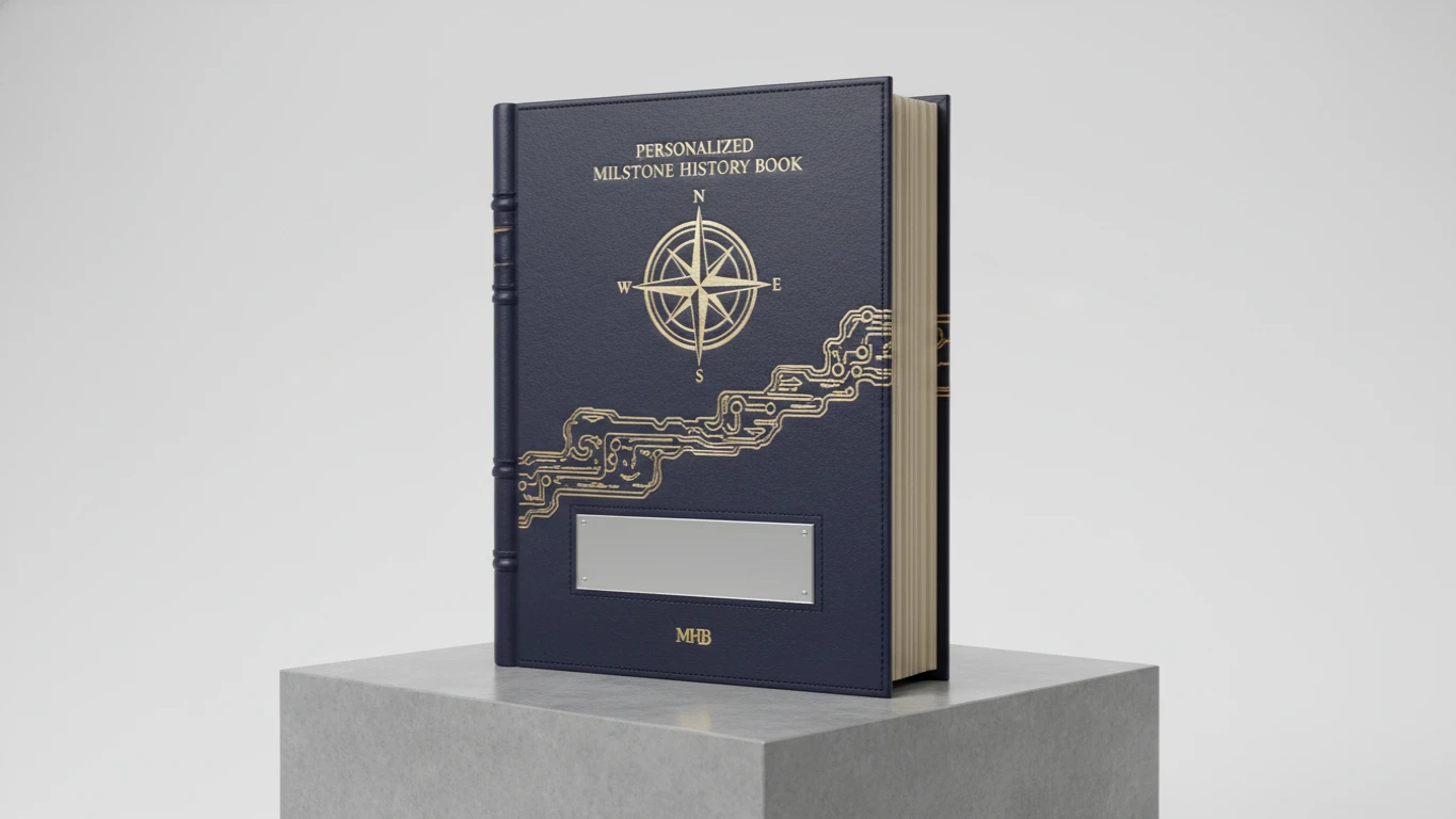 Personalized Milestone History Book