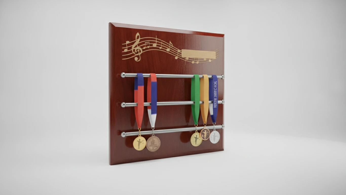 Personalized Recital Medal Display