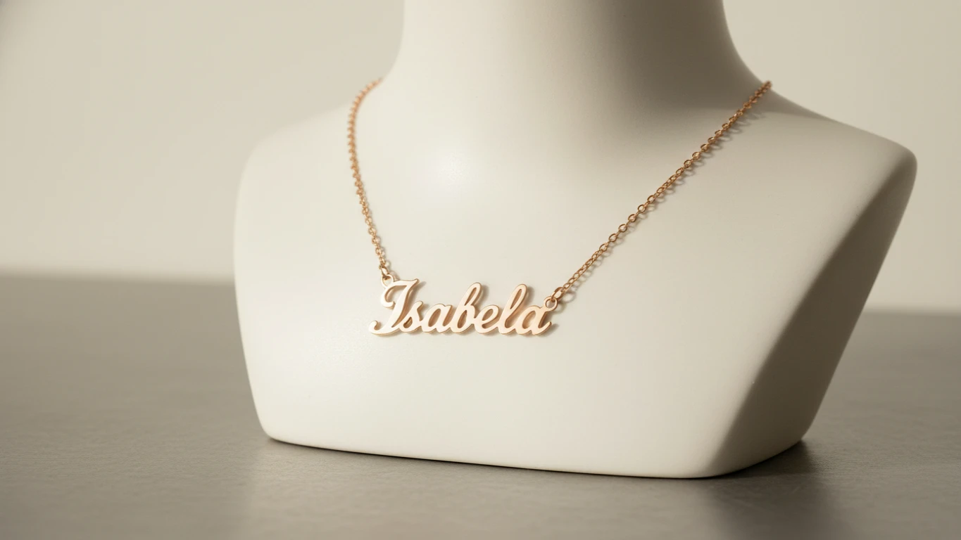 Personalized Script Name Necklace