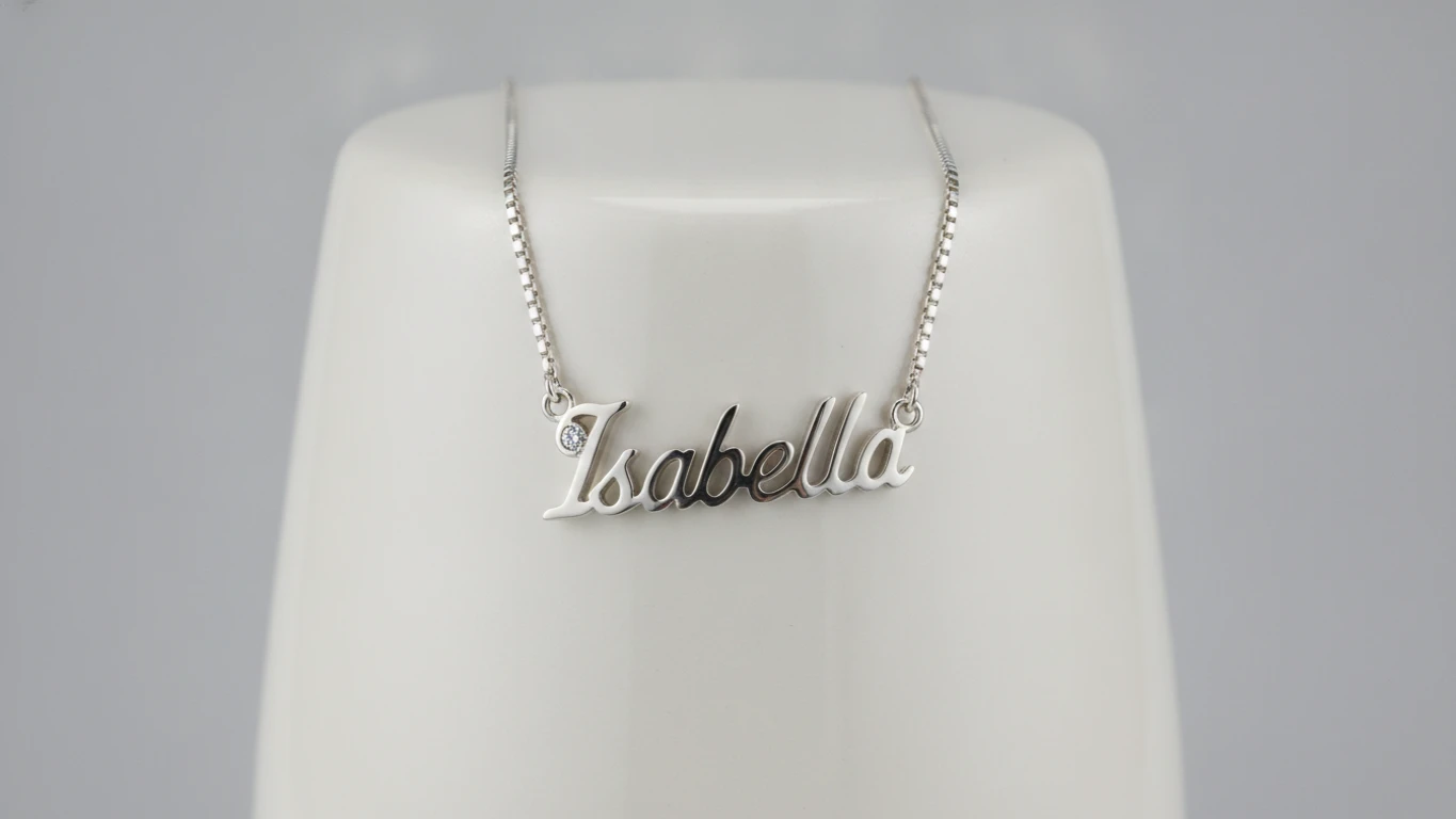 Personalized Silver Name Necklace