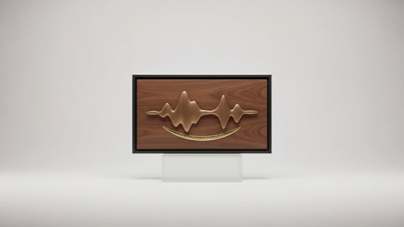 Personalized Sound Wave Art of a Sacred Verse