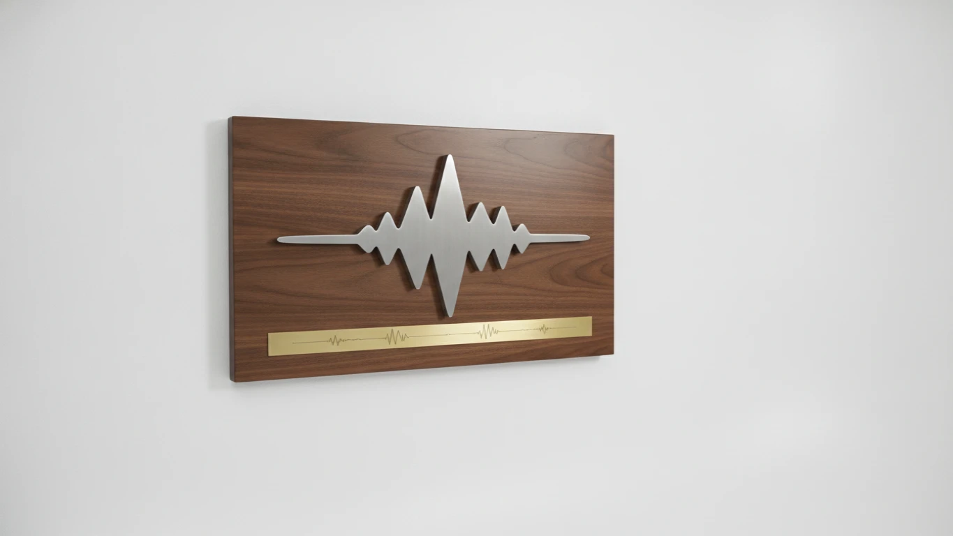 Personalized Soundwave Wall Decor