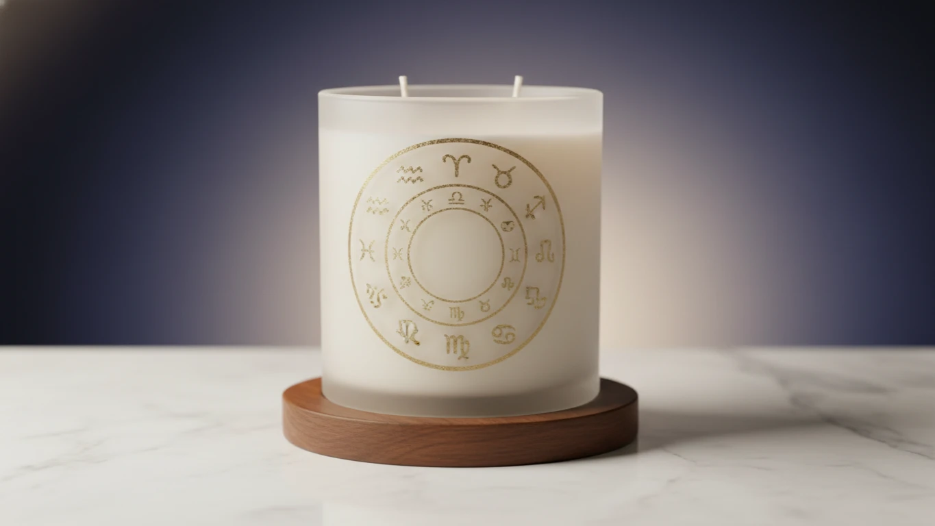 Personalized Zodiac Signature Scented Candle