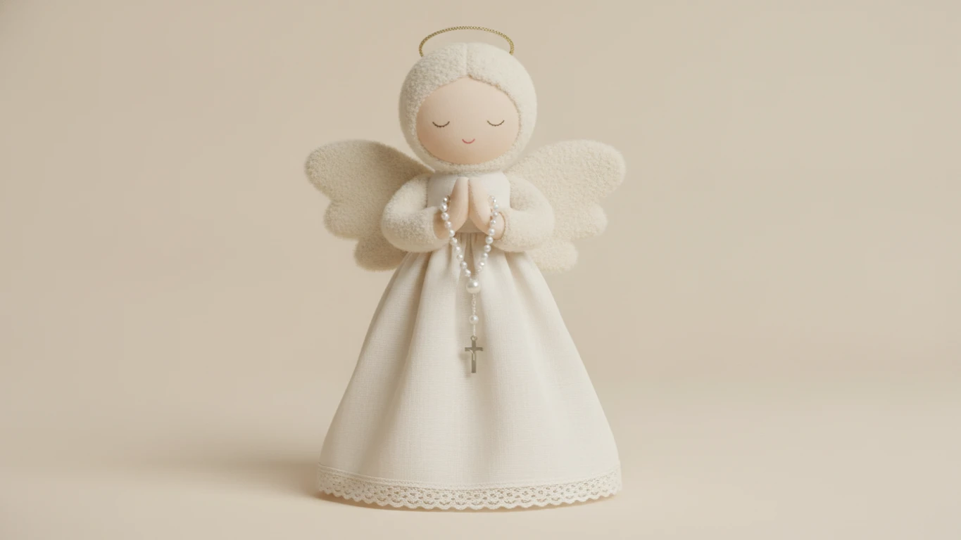 Plush Angel Prayer Doll