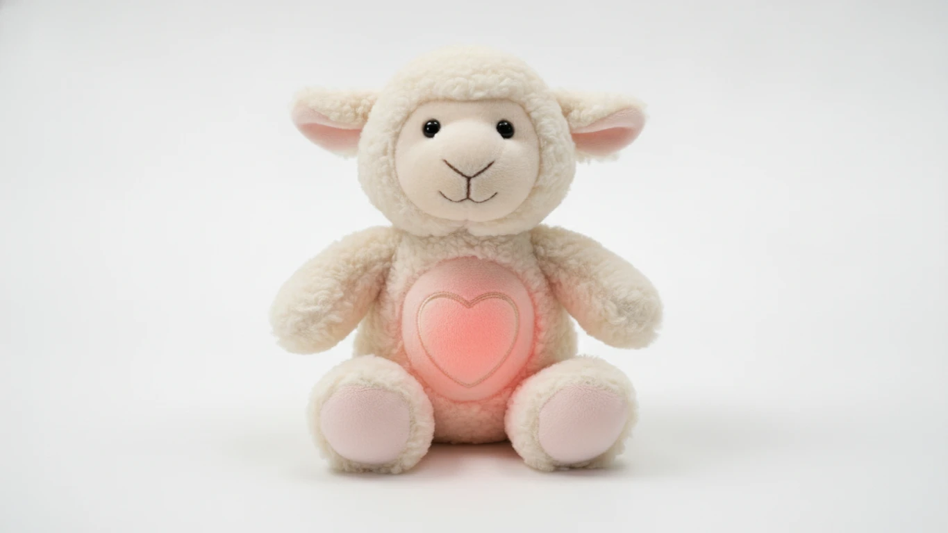 Plush Animal with Heartbeat Simulation