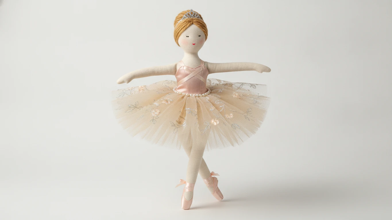 Plush Heirloom Ballerina Doll