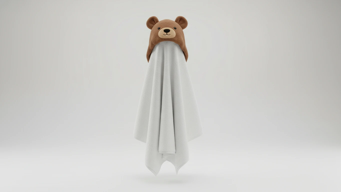 Plush Hooded Animal Towel