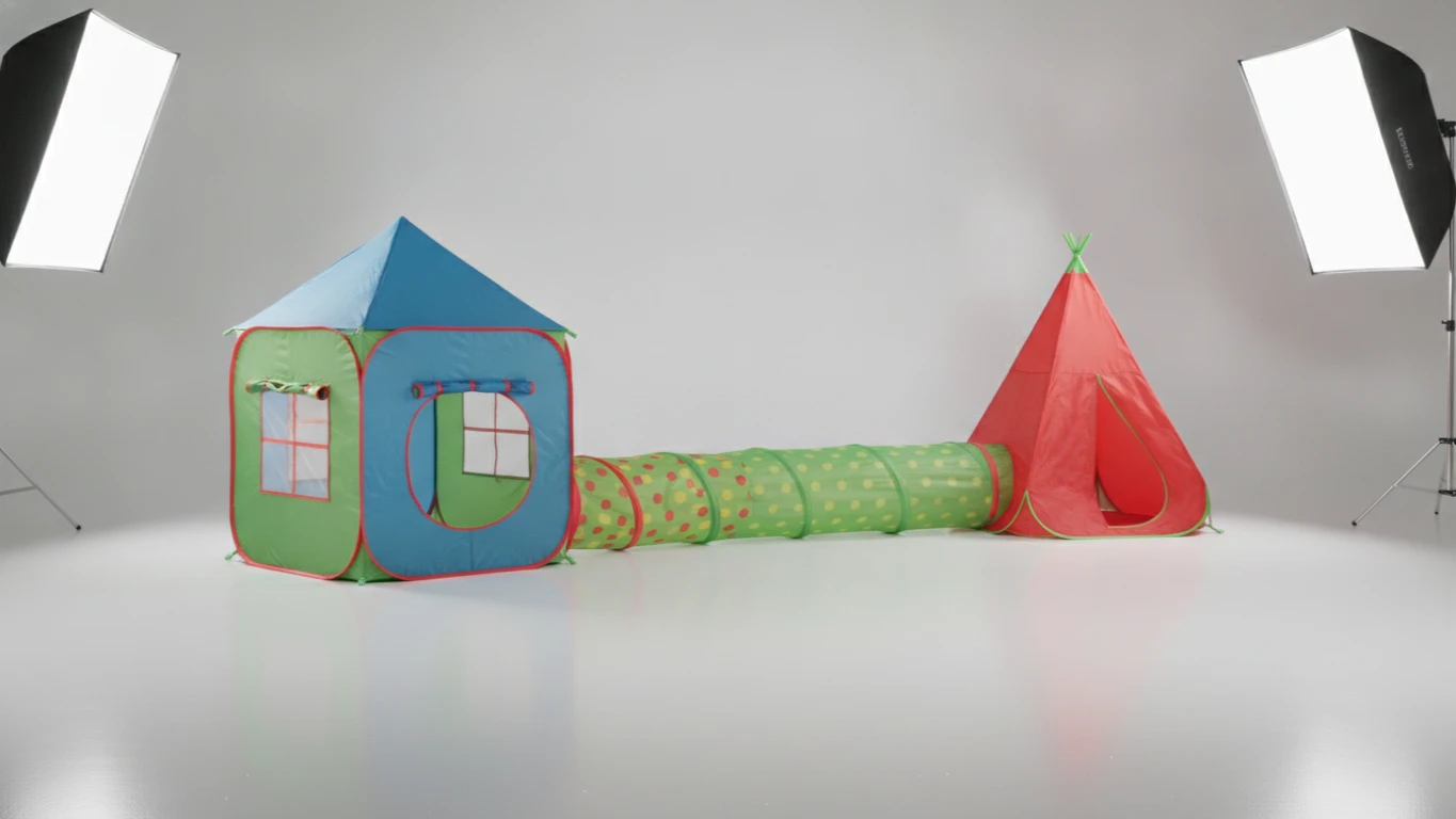 Pop-Up Adventure Play Tent and Tunnel