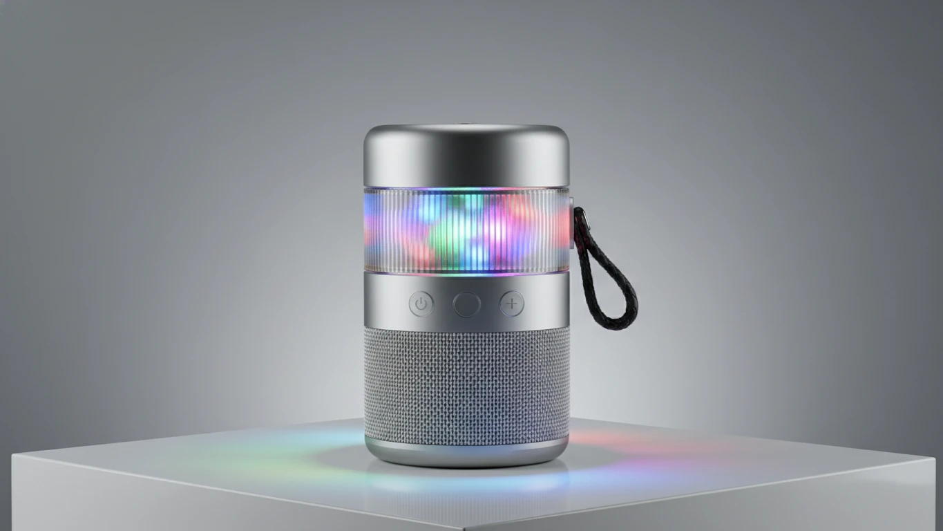 Portable Bluetooth Speaker with Light Show