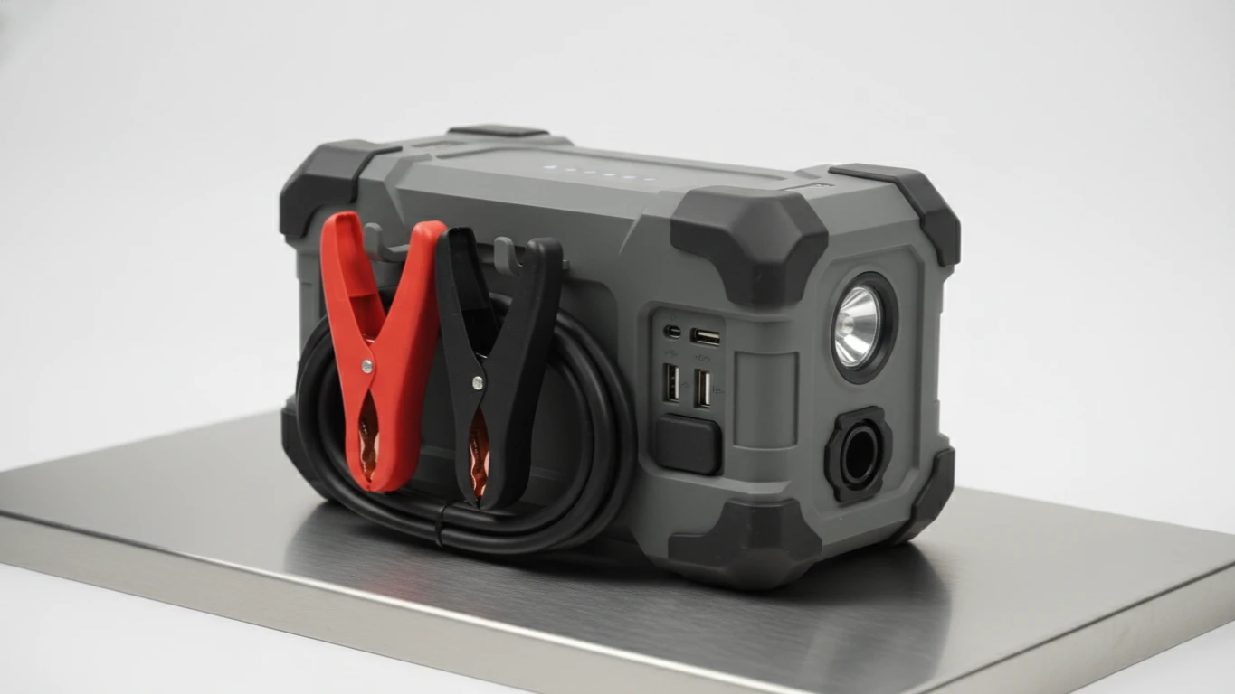 Portable Car Battery Jump Starter and Power Hub