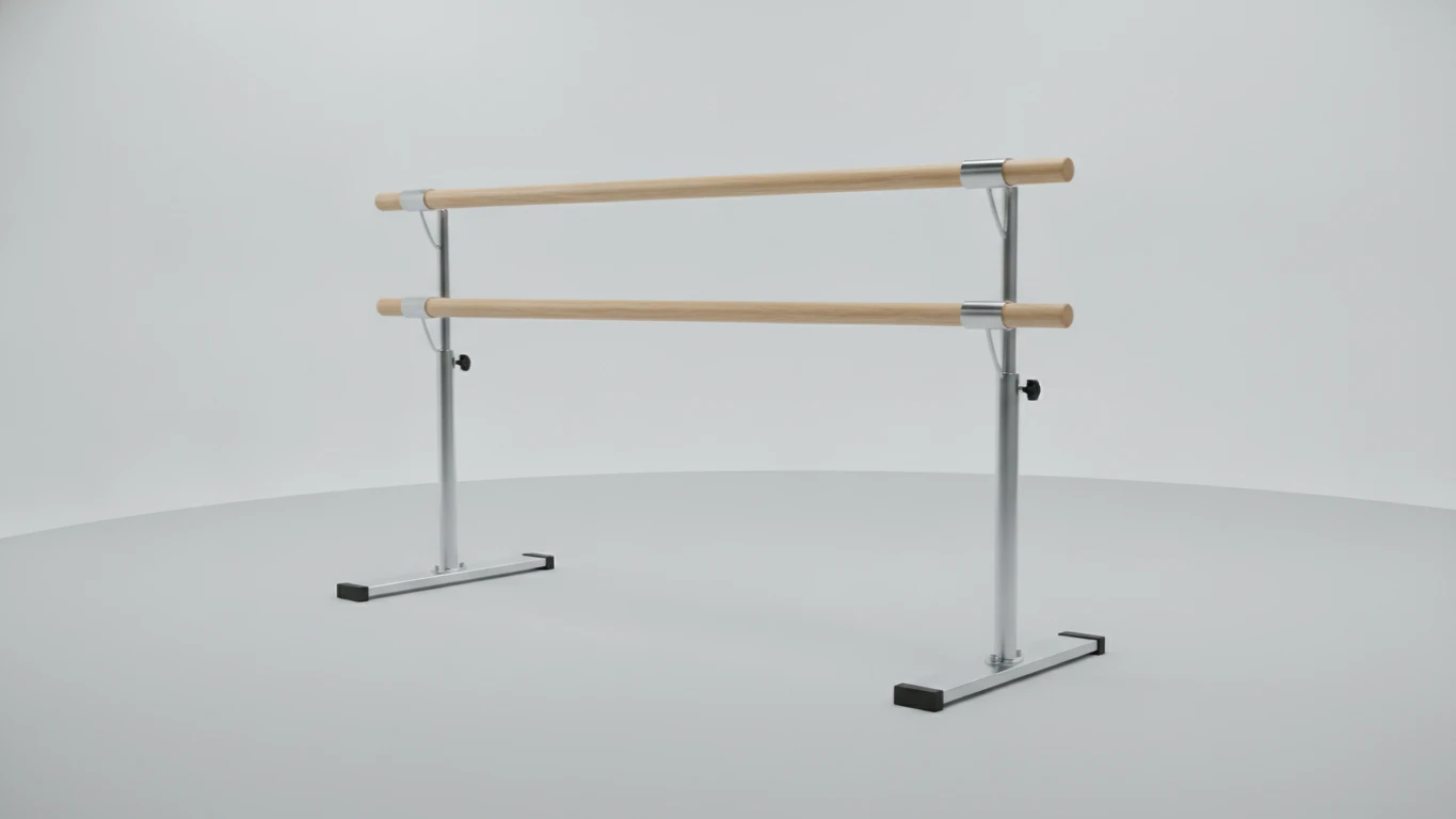 Portable Floor-Mount Ballet Barre