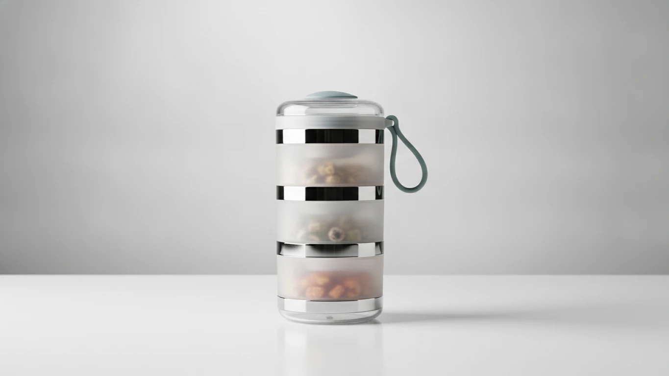 Portable Formula and Snack Dispenser