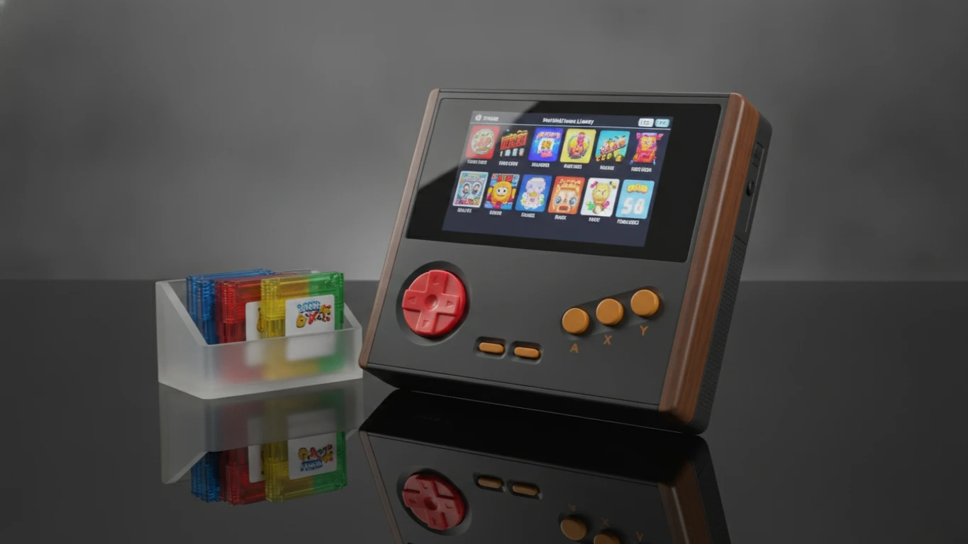 Portable Handheld Retro Game Library