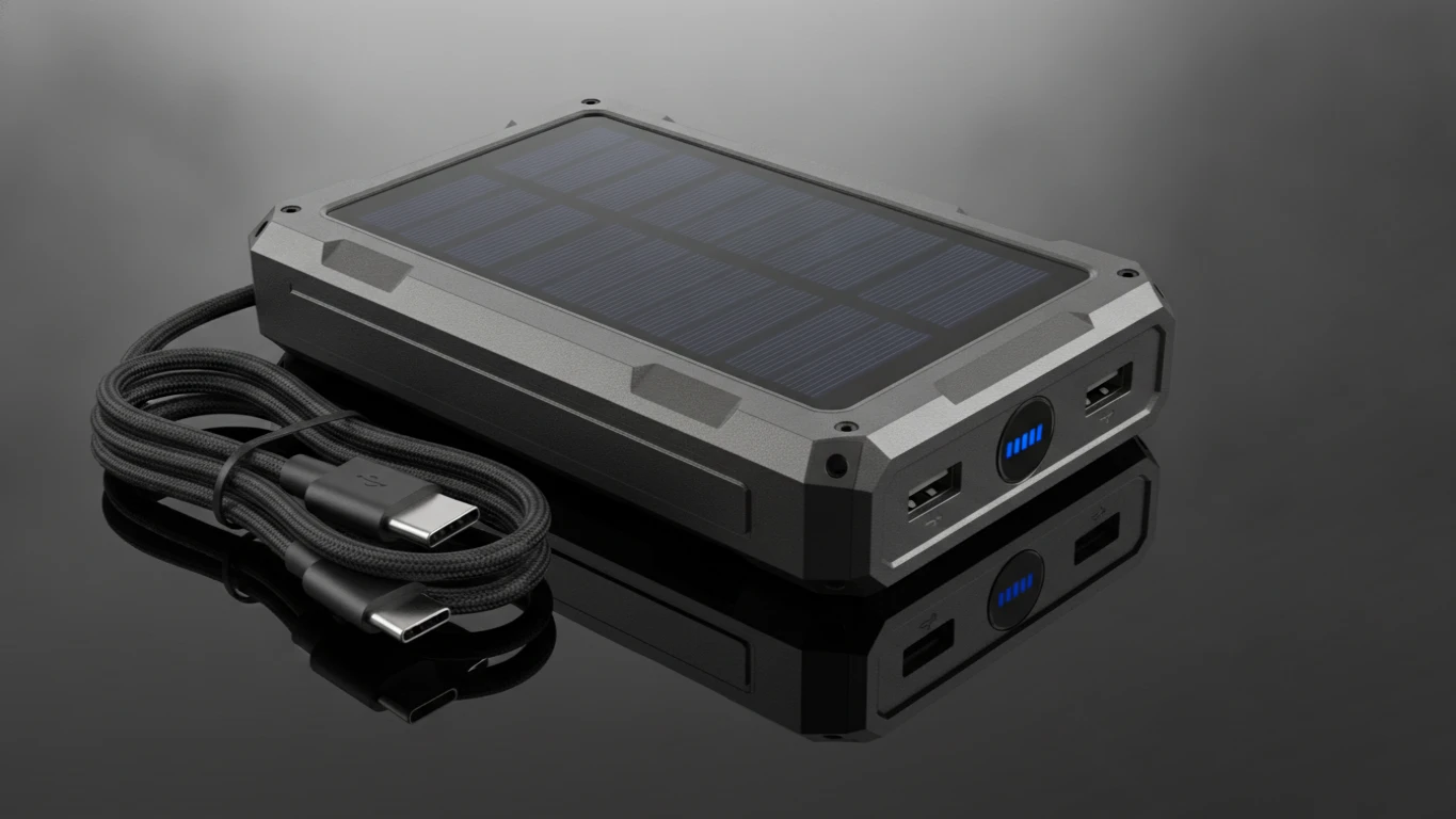 Portable High-Capacity Solar Power Bank