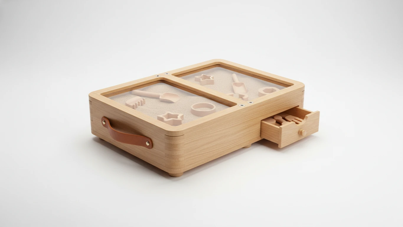 Portable Sensory Sand Play Station