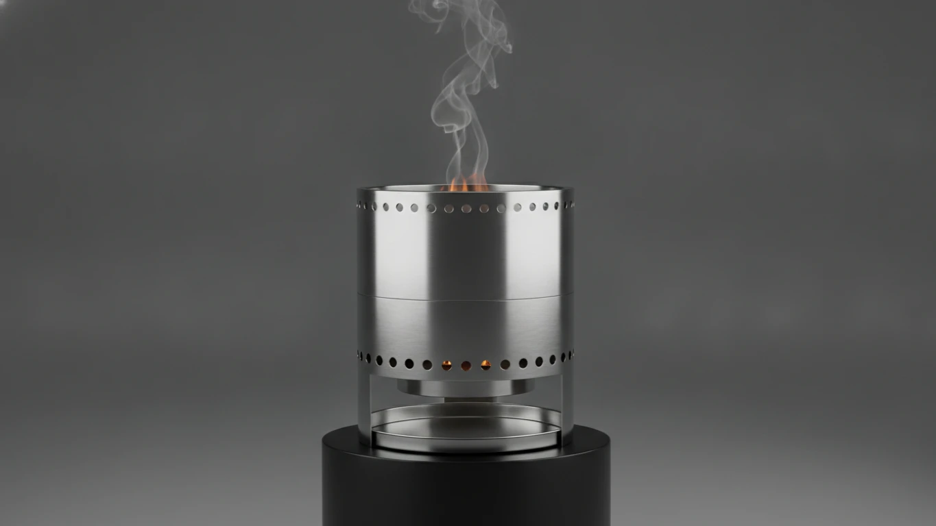 Portable Stainless Steel Smokeless Fire Pit