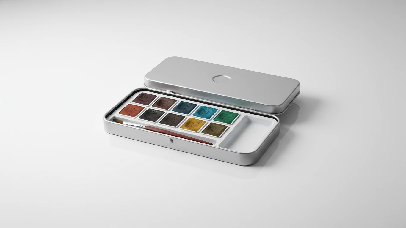 Portable Watercolor Painting Set