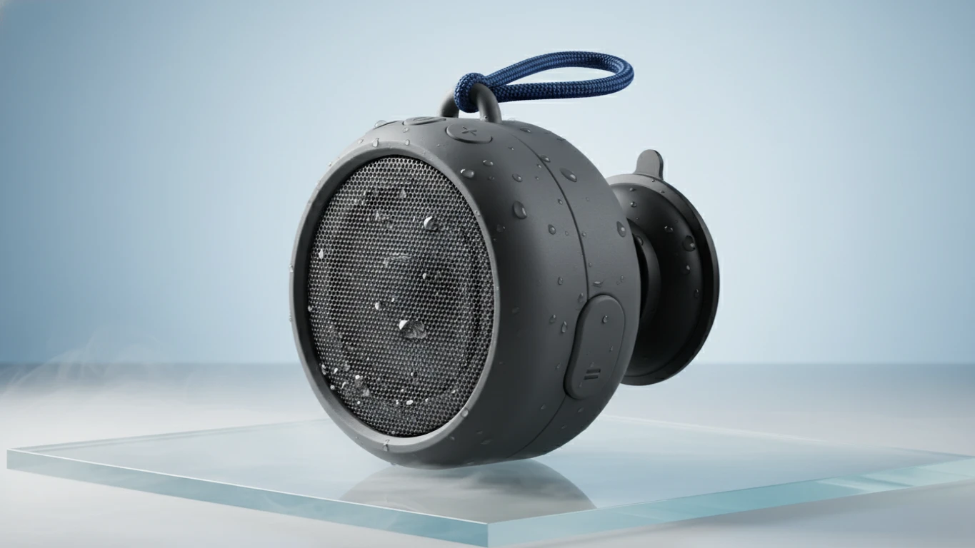 Portable Waterproof Bluetooth Shower Speaker