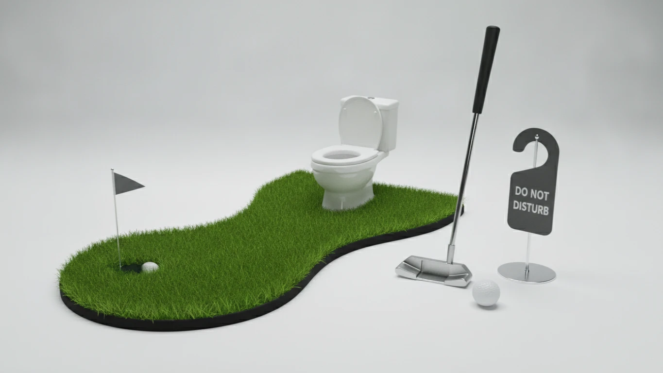 Potty Putter Toilet Golf Set